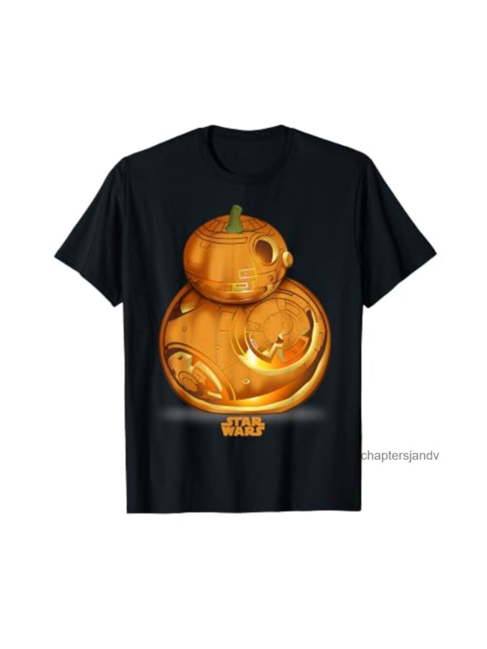 Star Wars BB-8 Pumpkin Halloween Graphic T-Shirt Classic Fit Short Sleeve